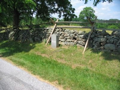 Left Flank Marker, 33rd Massachusetts image. Click for full size.