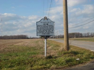 "Clover Field" Marker. Click for full size. "Clover Field" Marker image. Click for full size.