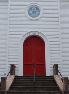 St. John's Lutheran Church - Front Door Detail image. Click for full size.