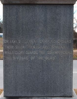 Oconee County Confederate Monument - North Side image. Click for full size.