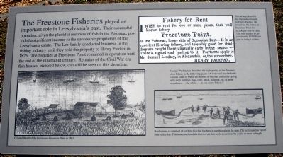 The Freestone Fisheries Marker image. Click for full size.