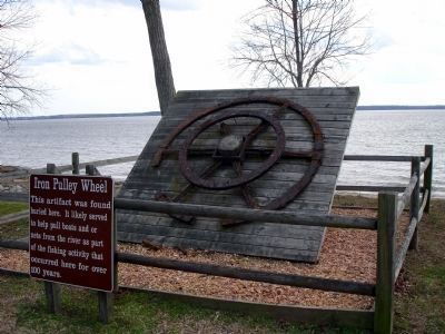 Iron Pulley Wheel image. Click for full size.