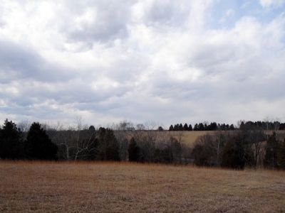 View of 1880s Dogan House from Chinn Ridge. Click for full size. View of 1880s Dogan House from Chinn Ridge image. Click for full size.