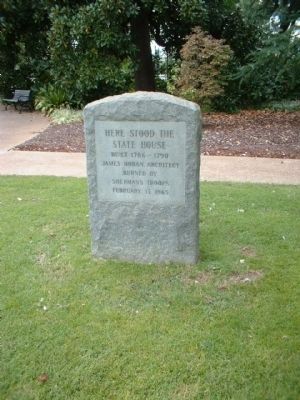 Here Stood The State House Marker. Click for full size. Here Stood The State House Marker image. Click for full size.