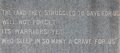 Oconee County Confederate Monument - South Side image. Click for full size.