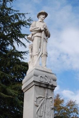 Oconee County Confederate Monument - Top Detail image. Click for full size.