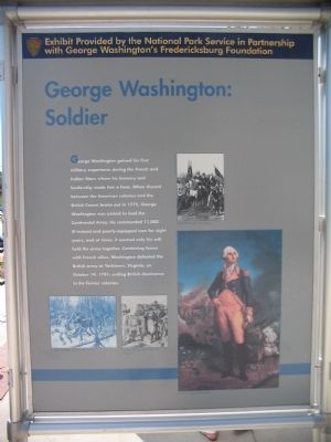 George Washington: Soldier. Click for full size. George Washington: Soldier image. Click for full size.
