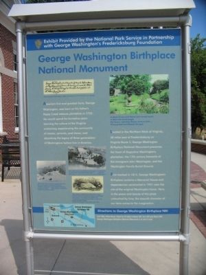 George Washington Birthplace National Monument. Click for full size. George Washington Birthplace National Monument image. Click for full size.