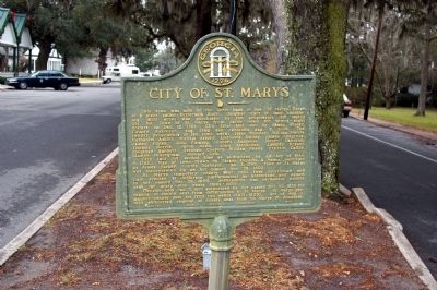 City of St. Marys Marker image. Click for full size.