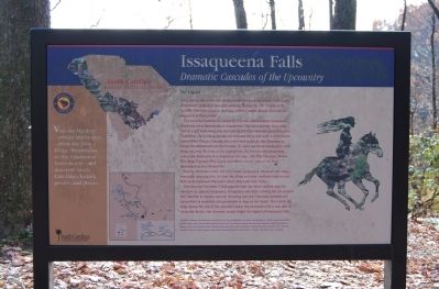 Issaqueena Falls Marker image. Click for full size.