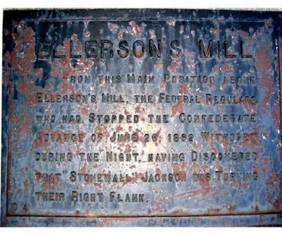 Ellerson's Mill Marker. Click for full size. Ellerson's Mill Marker image. Click for full size.