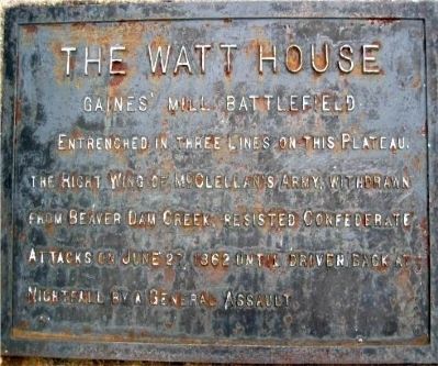 The Watt House Marker. Click for full size. The Watt House Marker image. Click for full size.