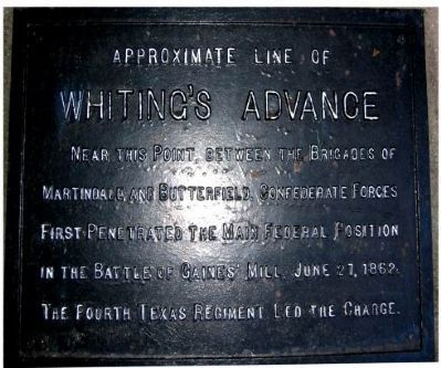 Whiting's Advance Marker image. Click for full size.