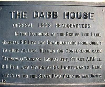 The Dabb House Marker. Click for full size. The Dabb House Marker image. Click for full size.