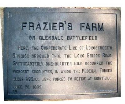 Frazier's Farm Marker image. Click for full size.