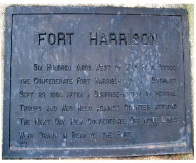 Fort Harrison Marker image. Click for full size.