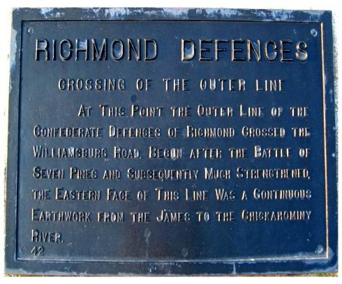 Richmond Defences Marker