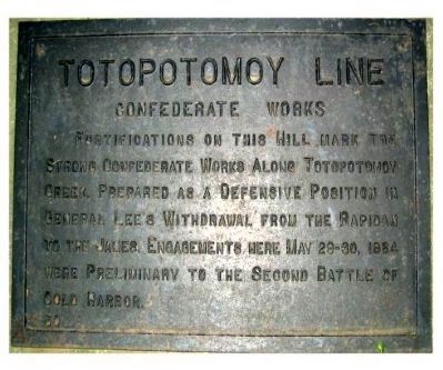 Totopotomoy Line Marker image. Click for full size.