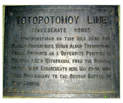 Totopotomoy Line Marker