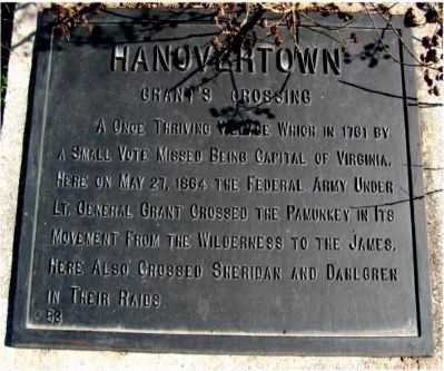 Hanovertown Marker image. Click for full size.