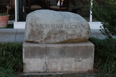 Aaron Burr Rock image. Click for full size.