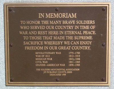 High Street Cemetery War Memorial Marker. Click for full size. High Street Cemetery War Memorial Marker image. Click for full size.