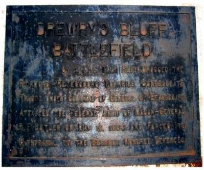 Drewrys Bluff Battlefield Marker image. Click for full size.