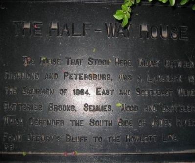 The Half-Way House Marker. Click for full size. The Half-Way House Marker image. Click for full size.