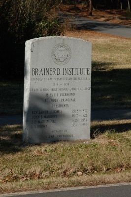 Brainerd Institute Stone Marker image. Click for full size.