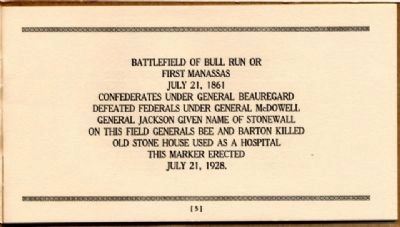 Battlefield Markers Association, Western Division (1929) image. Click for full size.