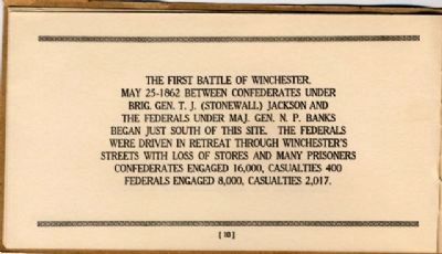 Battlefield Markers Association, Western Division (1929). Click for full size. Battlefield Markers Association, Western Division (1929) image. Click for full size.