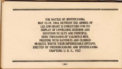 Battlefield Markers Association, Western Division (1929) image. Click for full size.