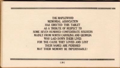 Battlefield Markers Association, Western Division (1929). Click for full size. Battlefield Markers Association, Western Division (1929) image. Click for full size.