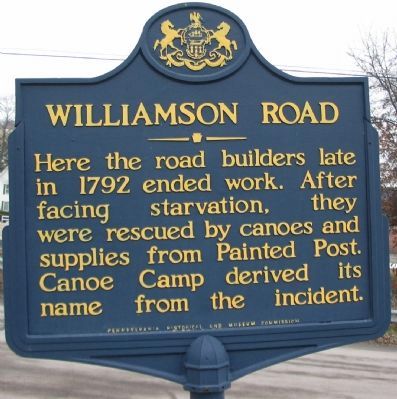 Williamson Road Marker image. Click for full size.