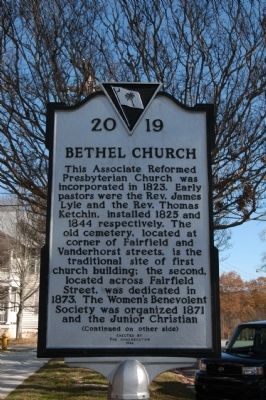 Bethel Church Marker. Click for full size. Bethel Church Marker image. Click for full size.