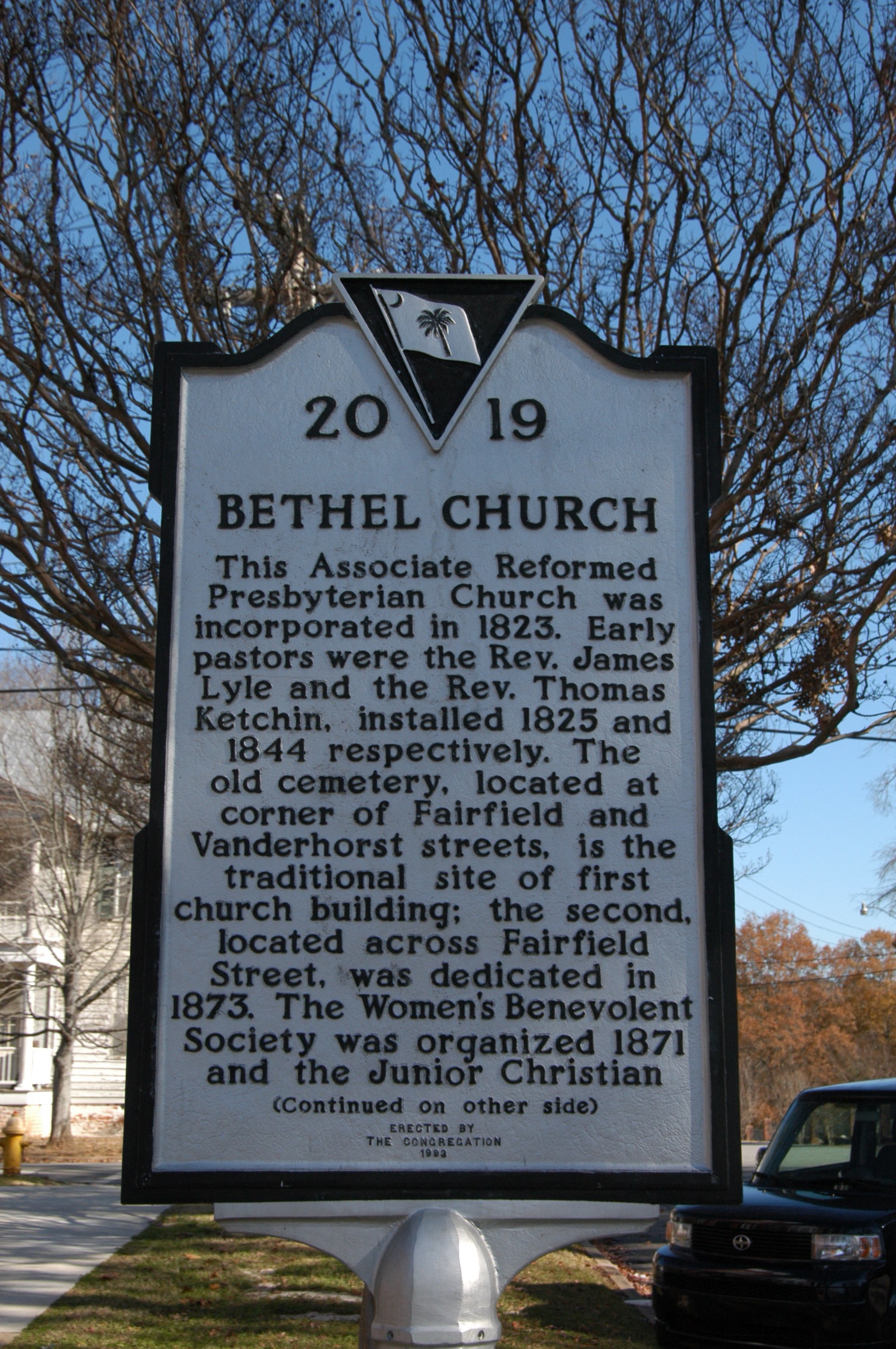 Bethel Church Marker