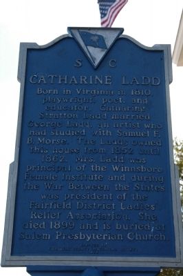 Cathcart-Ketchin House / Catharine Ladd Marker image. Click for full size.
