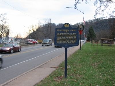 Pennsylvania Canal Marker image. Click for full size.