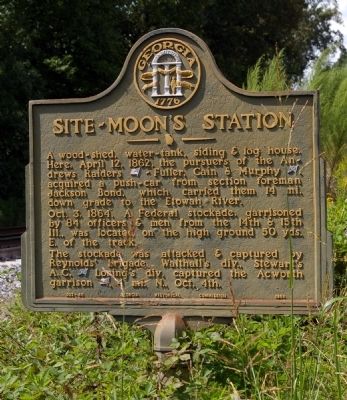 Site - Moon's Station Marker. Click for full size. Site - Moon's Station Marker image. Click for full size.