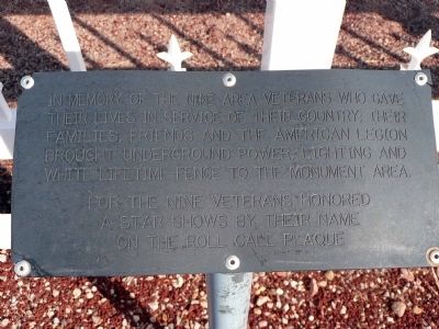 American Legion Hiatt-Hunt Post 80 Marker. Click for full size. American Legion Hiatt-Hunt Post 80 Marker image. Click for full size.