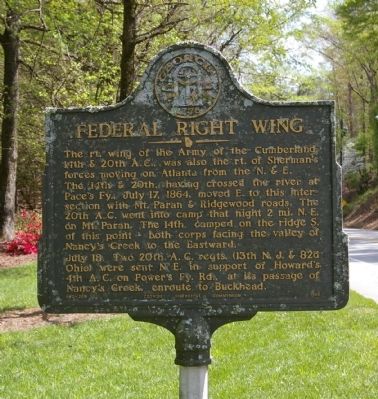Federal Right Wing Marker image. Click for full size.