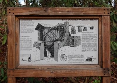 The Oconee Waterwheel Marker image. Click for full size.