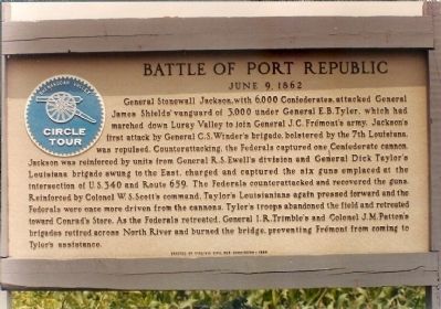 Port Republic Battlefield Marker image. Click for full size.