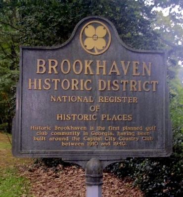 Brookhaven Historic District Marker image. Click for full size.