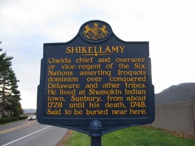 Shikellamy Marker image. Click for full size.
