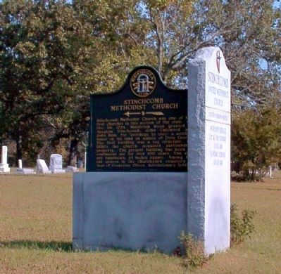 Stinchcomb Methodist Church Marker. Click for full size. Stinchcomb Methodist Church Marker image. Click for full size.