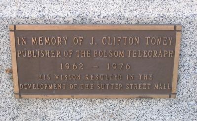 J. Clifton Toney Marker image. Click for full size.