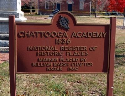 Chattooga Academy Marker image. Click for full size.
