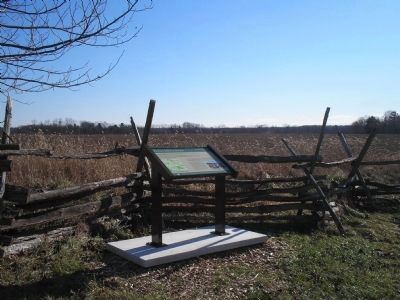 Perrine Hill Front Line Marker. Click for full size. Perrine Hill Front Line Marker image. Click for full size.