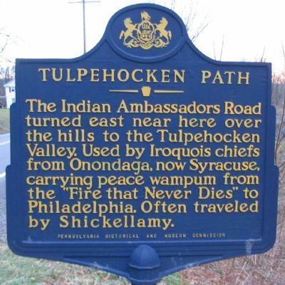 Tulpehocken Path Marker image. Click for full size.